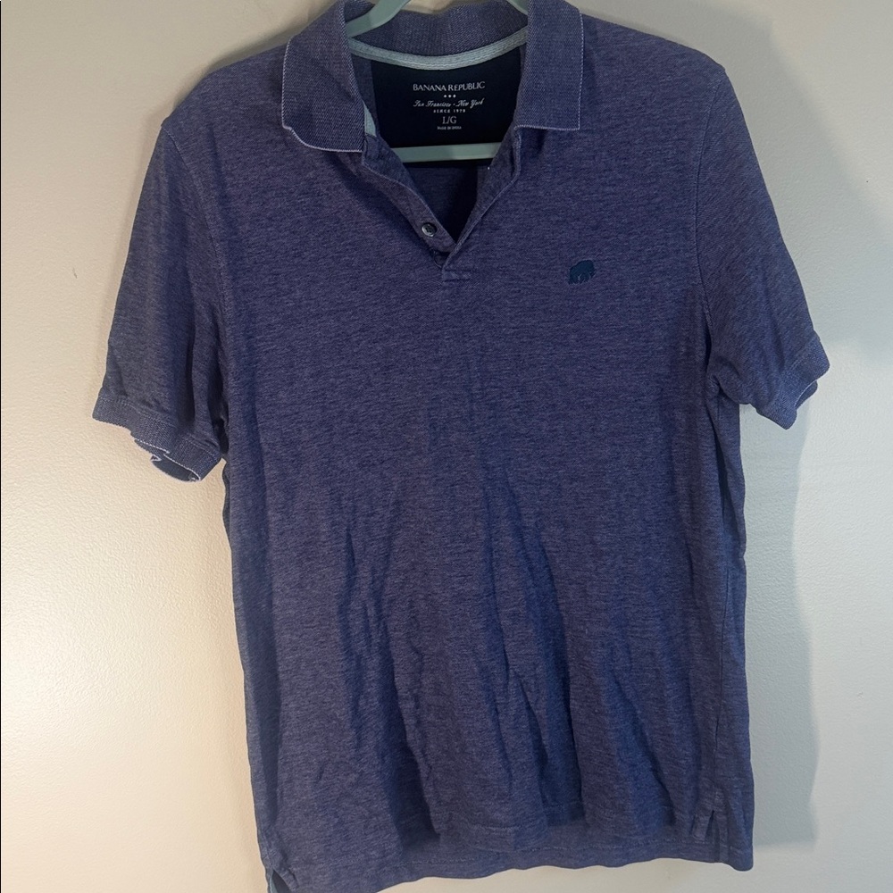 Banana Republic Men's Indigo Polo Shirt